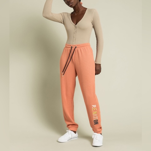 P.E Nation Pants - NWT P.E Nation Rebound Track Pant in Peach Bloom